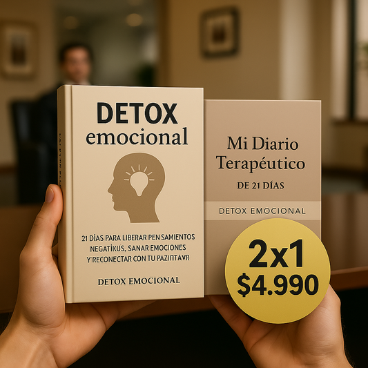 👉 Set Completo Detox Emocional – Guía + Diario Terapéutico (2x1)